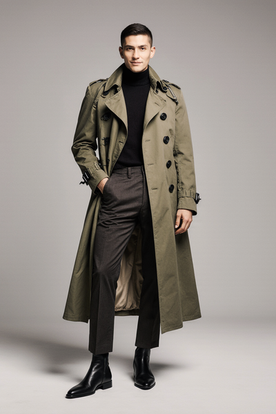 Men’s Winter Trench Coat | Long