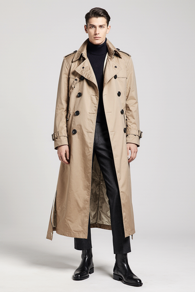 Men’s Winter Trench Coat | Long