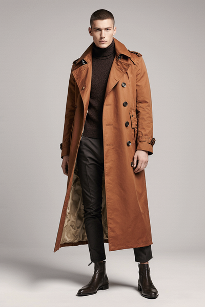 Men’s Winter Trench Coat | Long